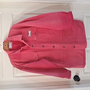 The Bad Lands Oversized Barn Denim Jacket 100% Cotton Comfy Made in Hong Kong